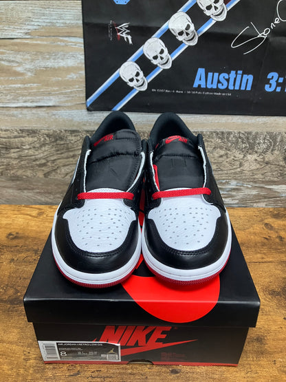 8 - Nike Air Jordan 1 Retro Low OG "Black Toe" sneakers