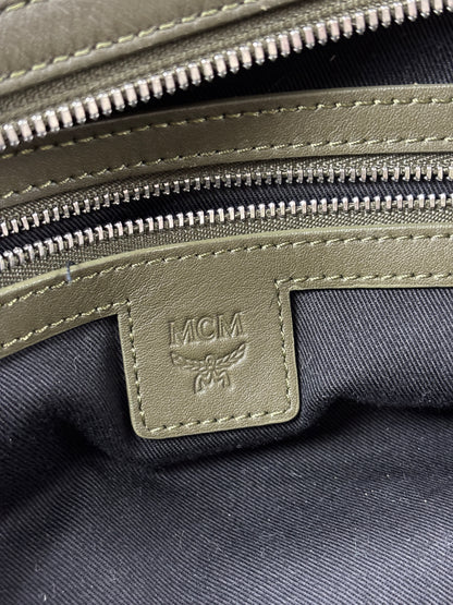 MCM Green Nylon Duffle bag