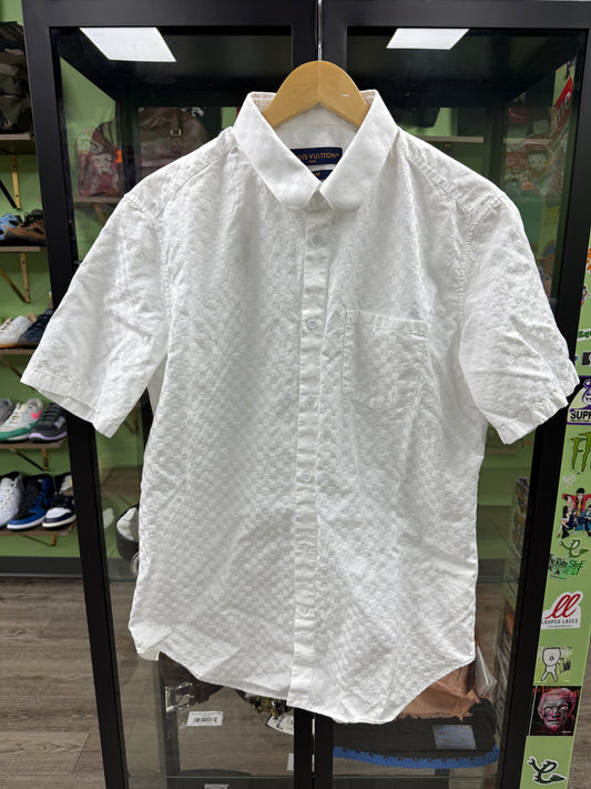L - Louis Vuitton Damier button up shirt