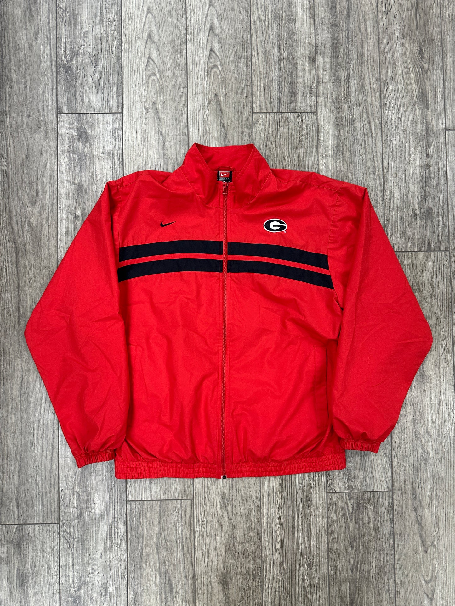 L-Vintage Nike Georgia Bulldogs Zip Jacket