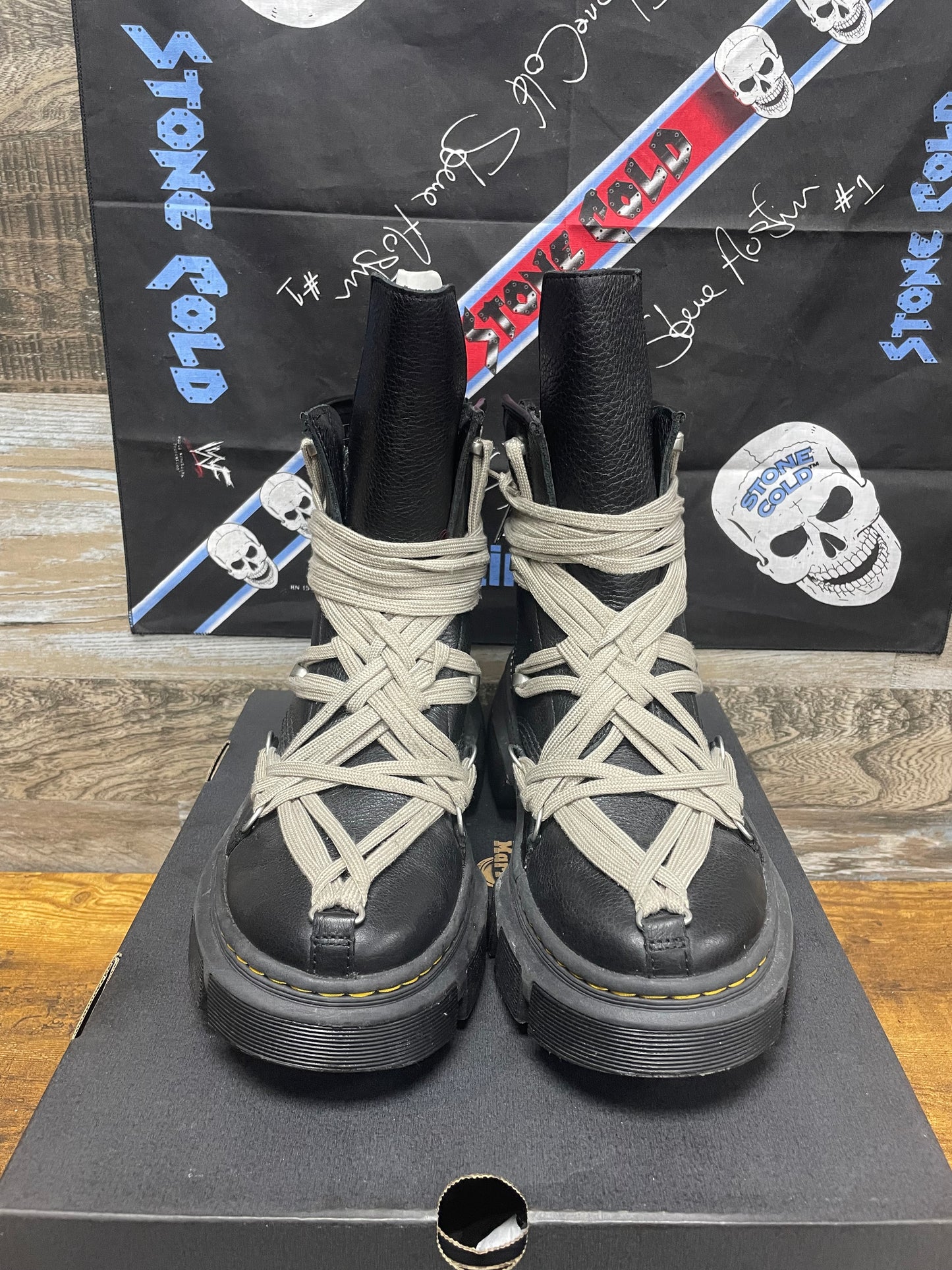 10 - Rick Owens x Dr. Martens 1460 DMXL boots