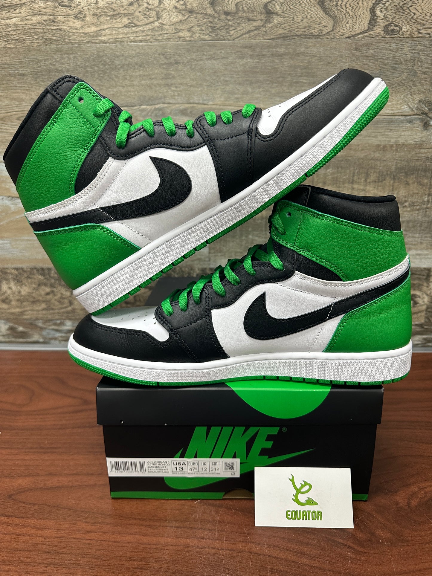 Jordan 1 high Lucky green Size 13