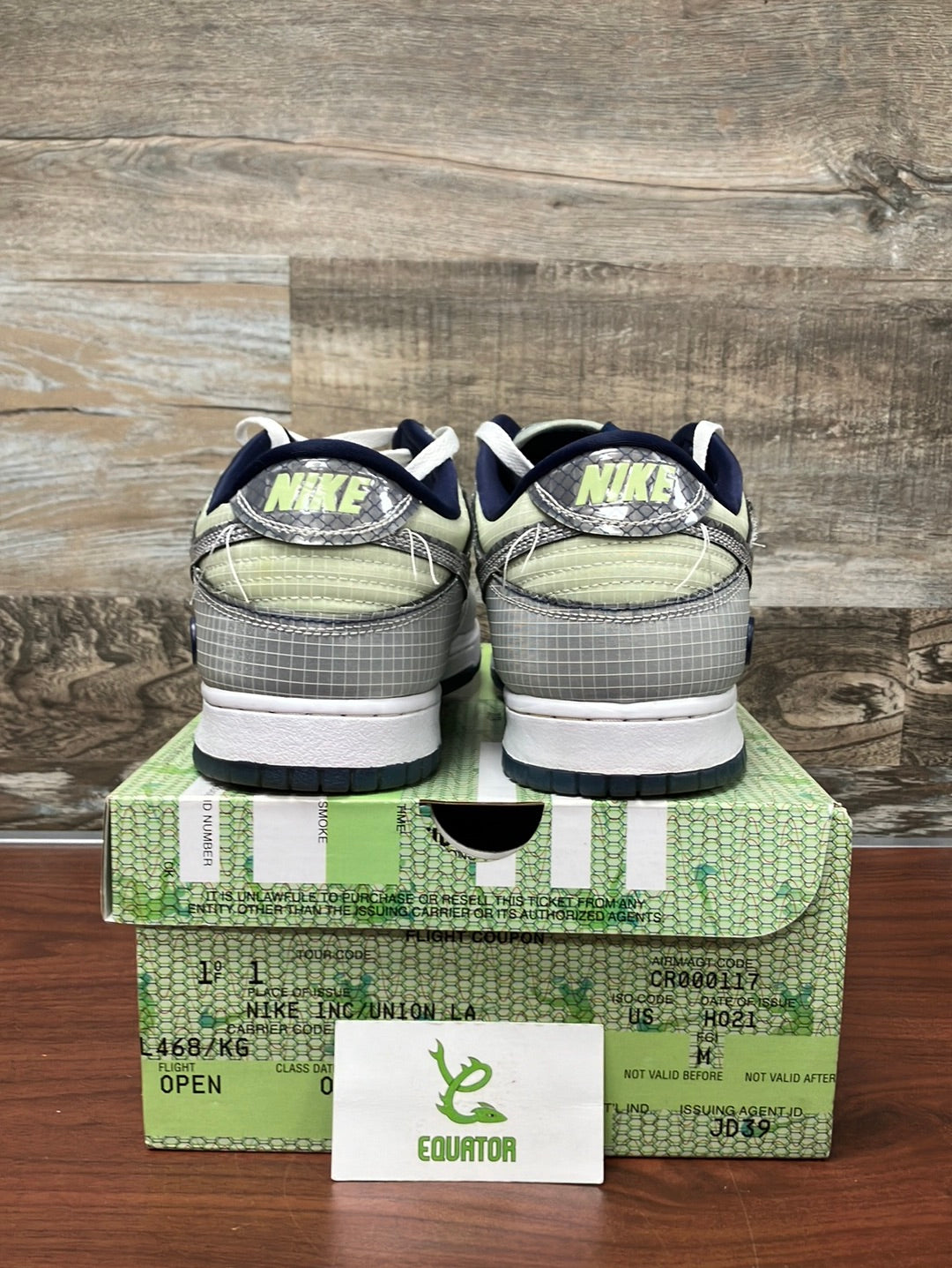 Nike Dunk Low Union Passport Pack Pistachio Size 12