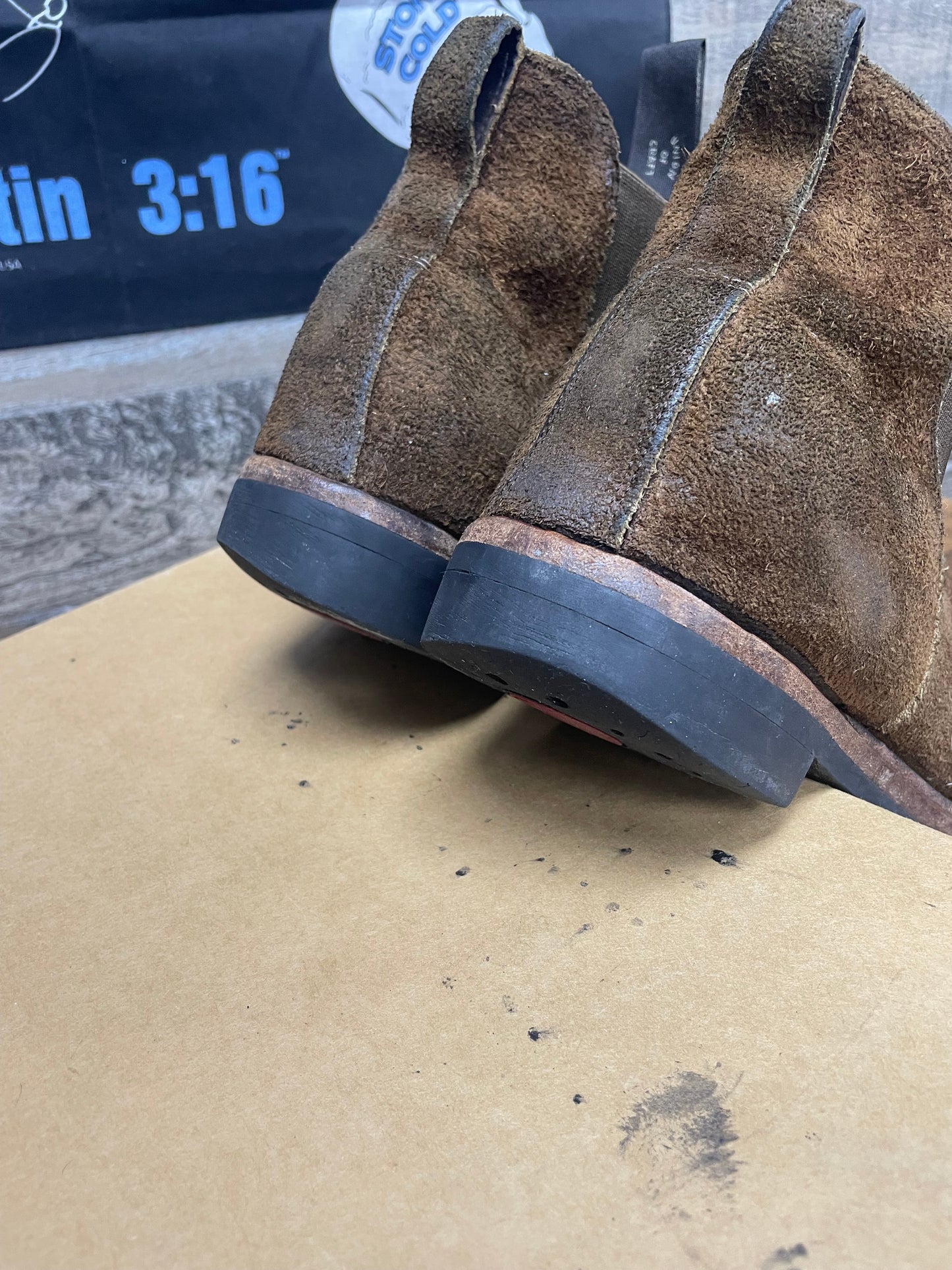 11 - Ralph Lauren Double RL (RRL)Roughout Seude Congress Chelsea boots