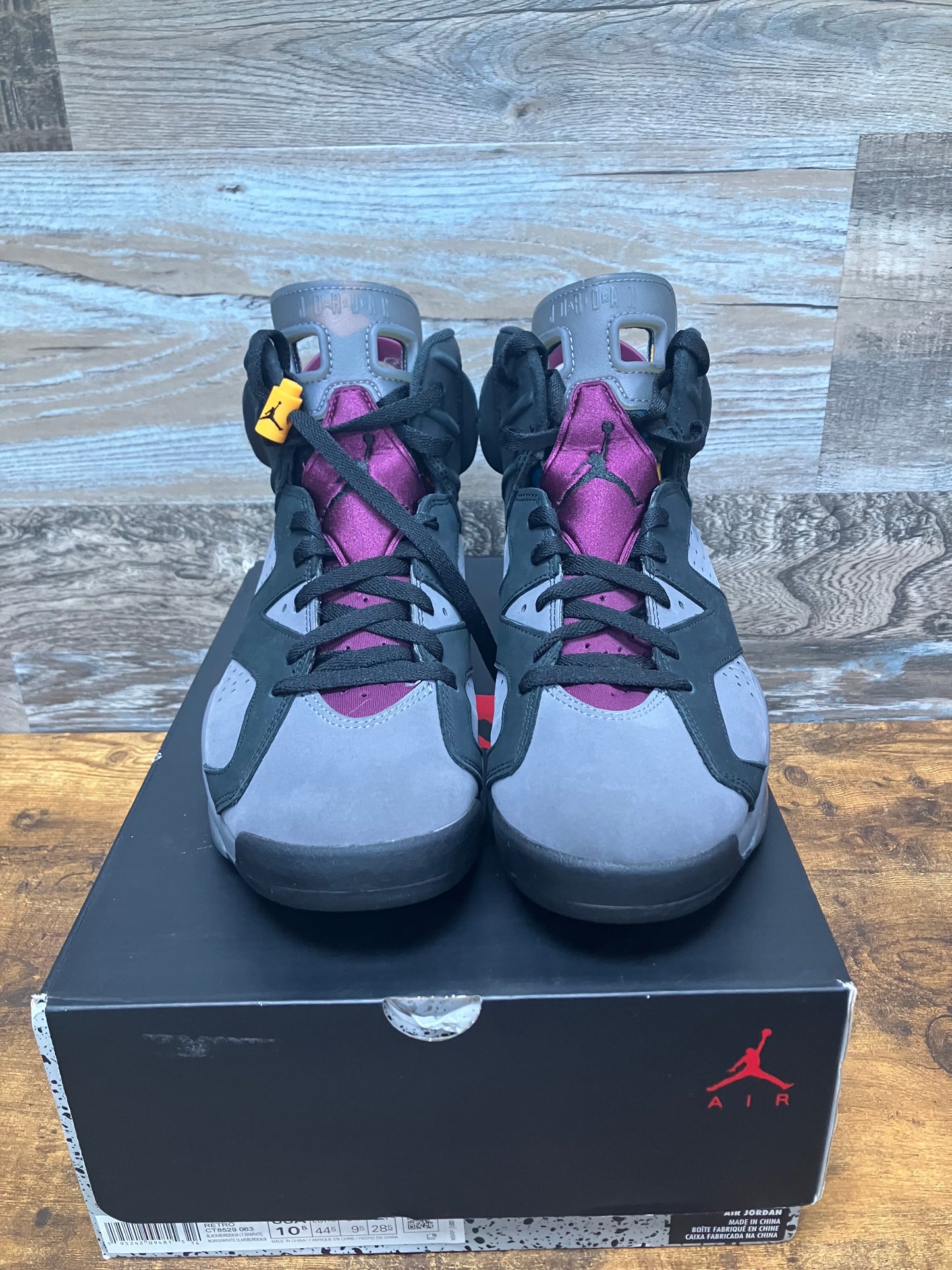 Jordan 6 Bordeaux Size 10.5