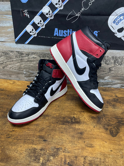 10 - Nike Air Jordan 1 Retro High OG "Black Toe Reimagined" sneaker