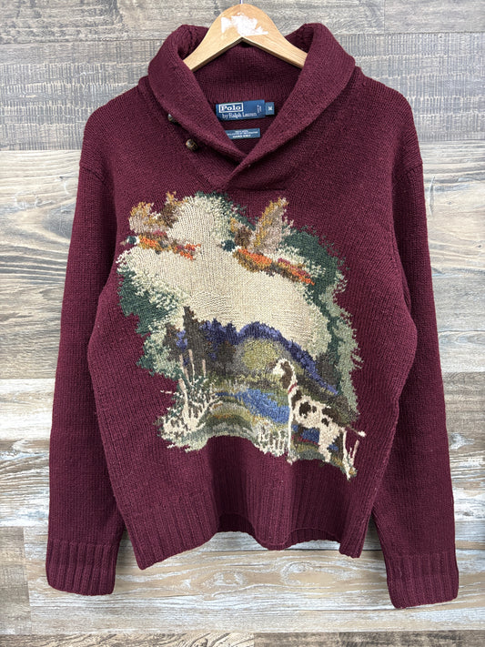 M- Polo Ralph Lauren Hunting Dog Sweater