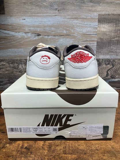 Jordan 1 Low Travis Scott Reverse Mocha Size 10.5