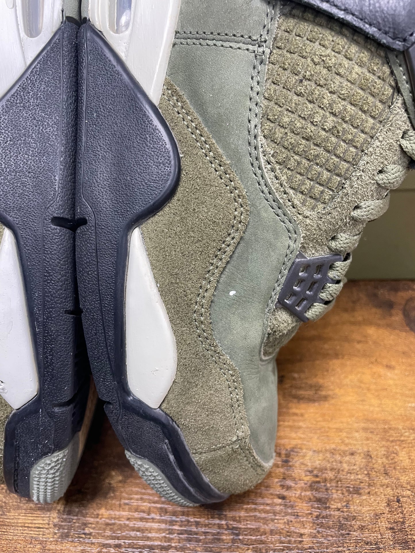 8-Air Jordan 4 Olive Craft