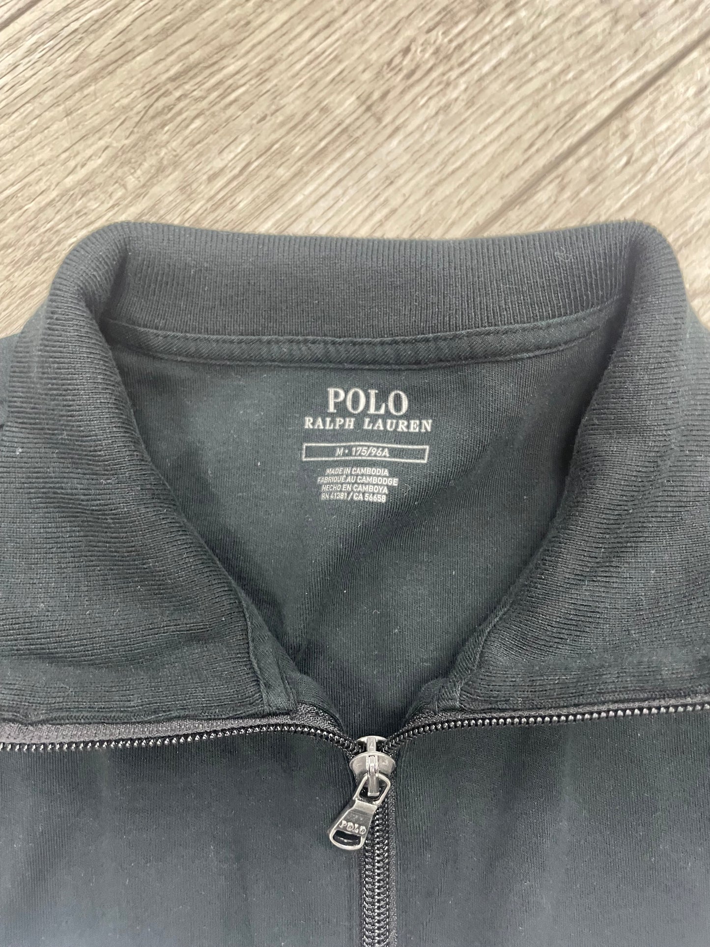 M - Polo Ralph Lauren  Red/Black Stripe Track Jacket