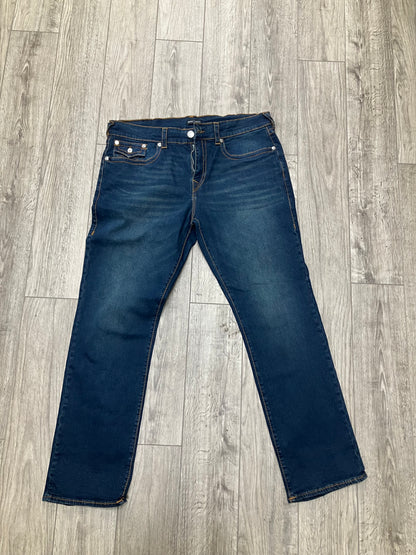 True Religion Navy Faded Jeans 38