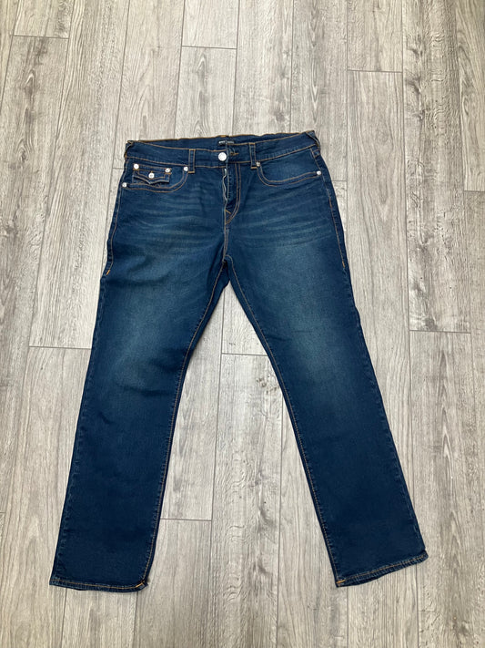 True Religion Navy Faded Jeans 38