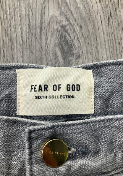 31 - Fear of God Sixth Collection Grey Slim-Fit Jeans