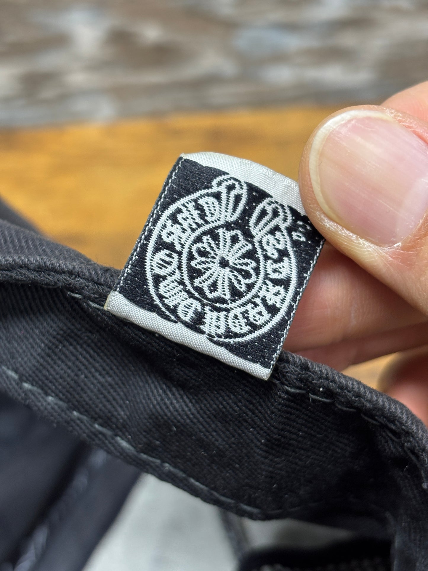 Chrome hearts vintage dagger snapback hat black