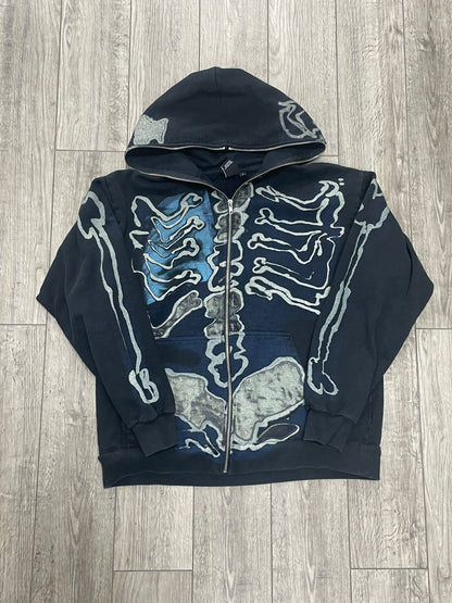 L - Travis Scott Fragment Skeleton Zip