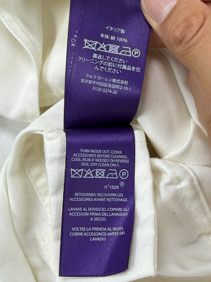 M - Ralph Lauren Purple Label Fireman Clasp White Jacket