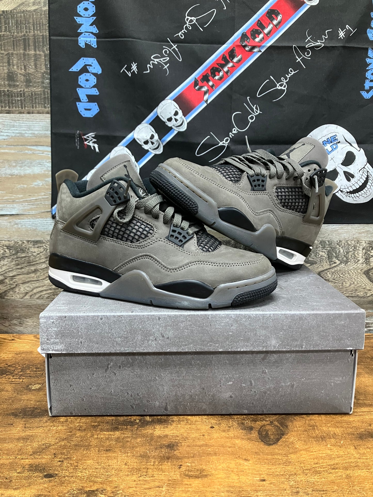 Jordan Retro 4 Basketball "Cave Stone" 9