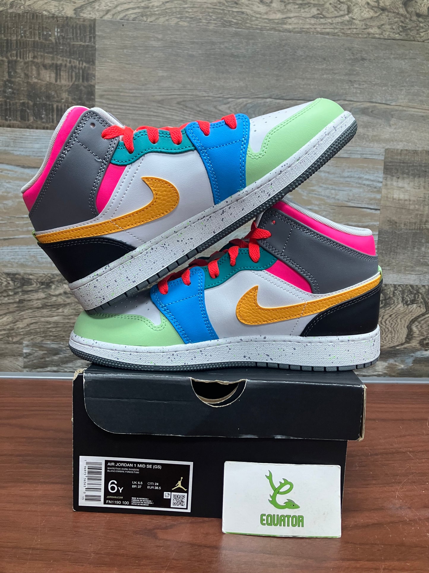 Jordan 1 Mid Multi Color 6Y