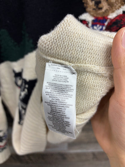 M - Polo Ralph Lauren Husky Bear Sled Knit Sweater