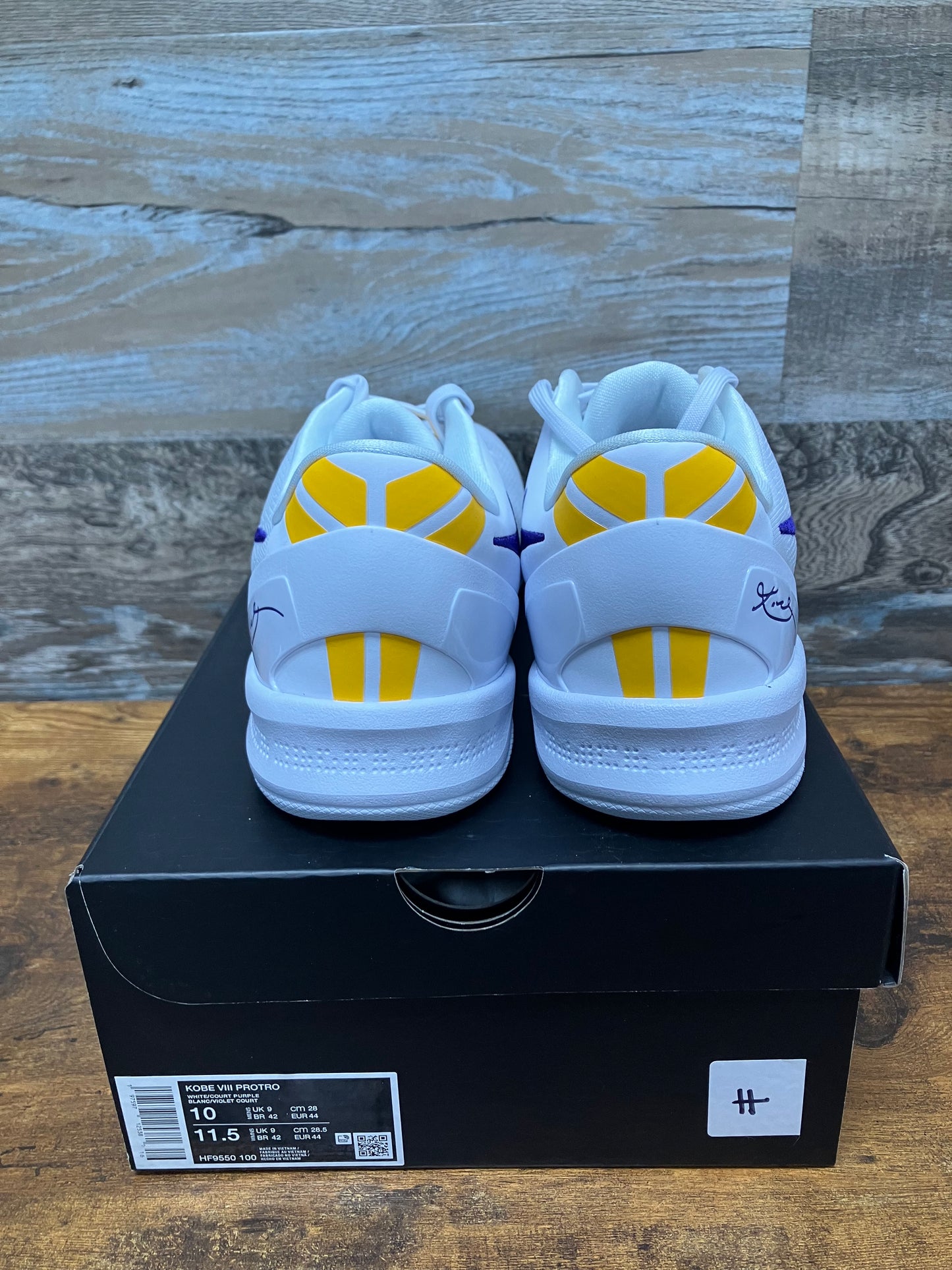Kobe 8 Lakers Home Size 10