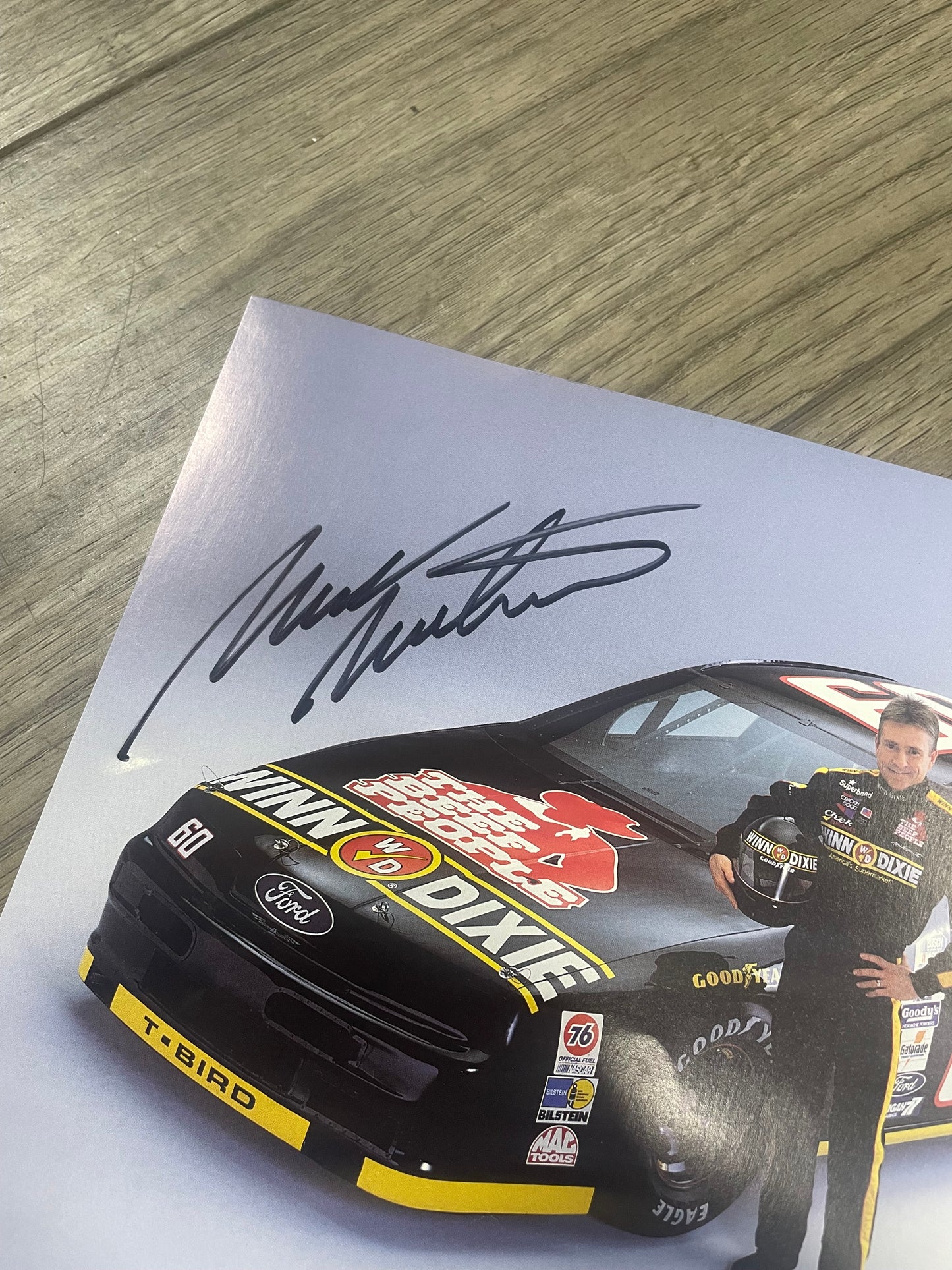 OS - Vintage Mark Martin NASCAR Poster