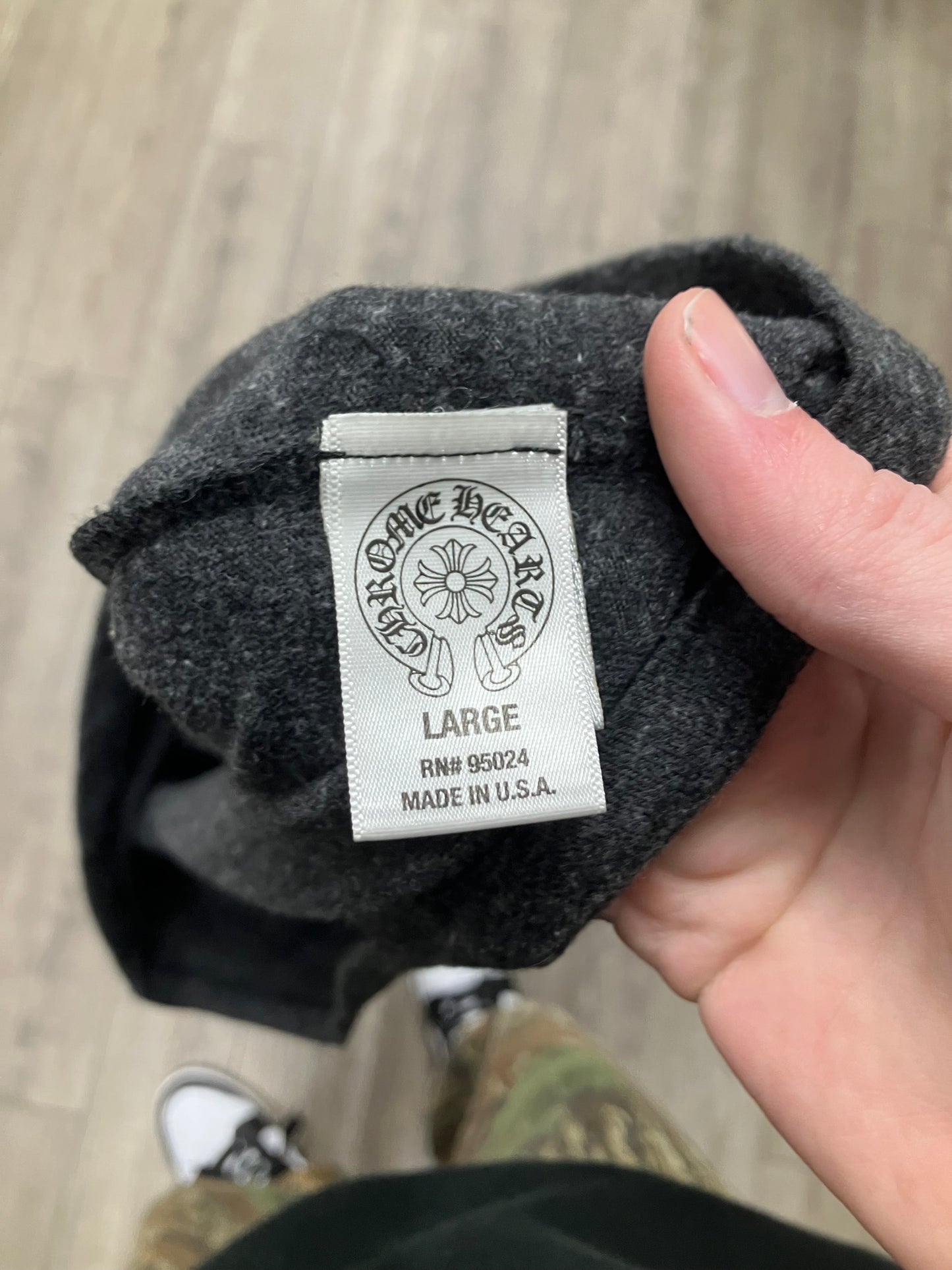 Chrome Hearts V-Neck Tee Size L Womens- S Mens