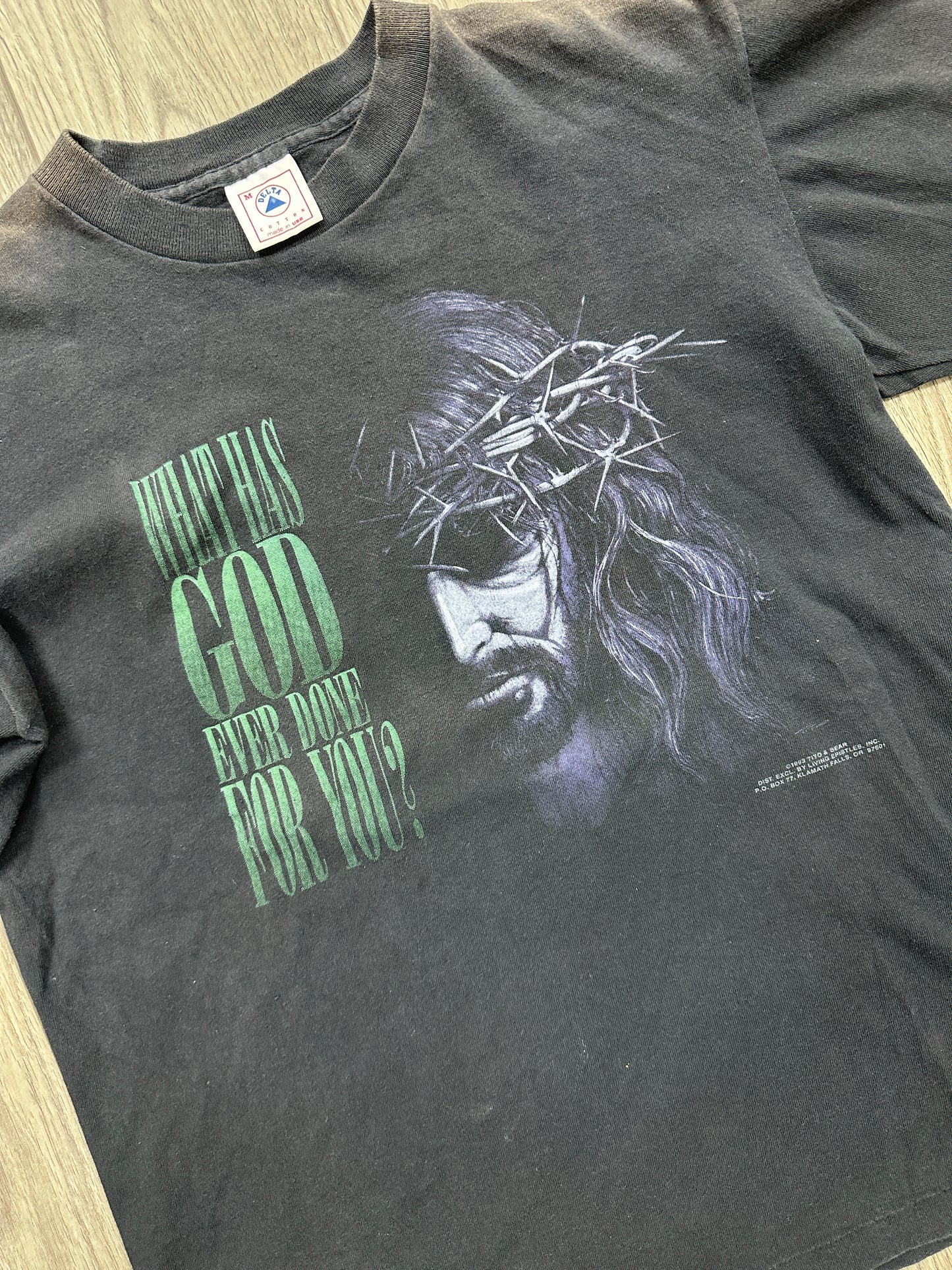 God Black Tee Size M