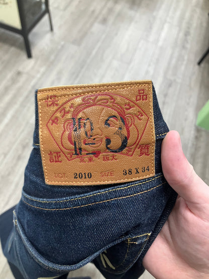 Evisu Eye No3 Selvedge Jeans Size 38x34