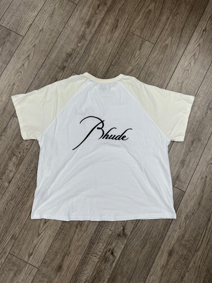 L - Rhude Cream Tee