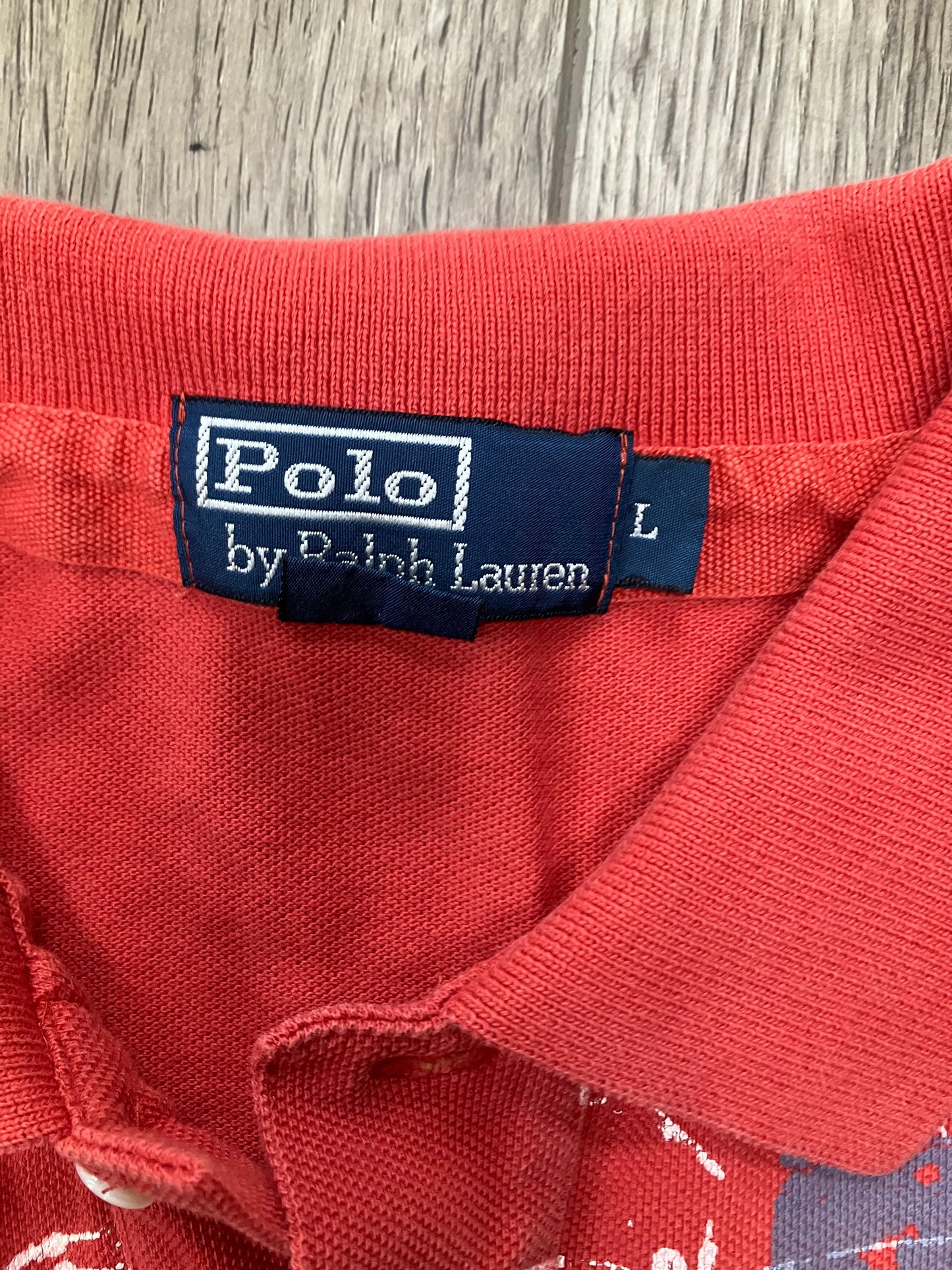 Ralph Lauren Watercolor Polo L
