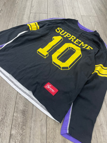 Supreme Split Long Sleeve Football Size Medium
