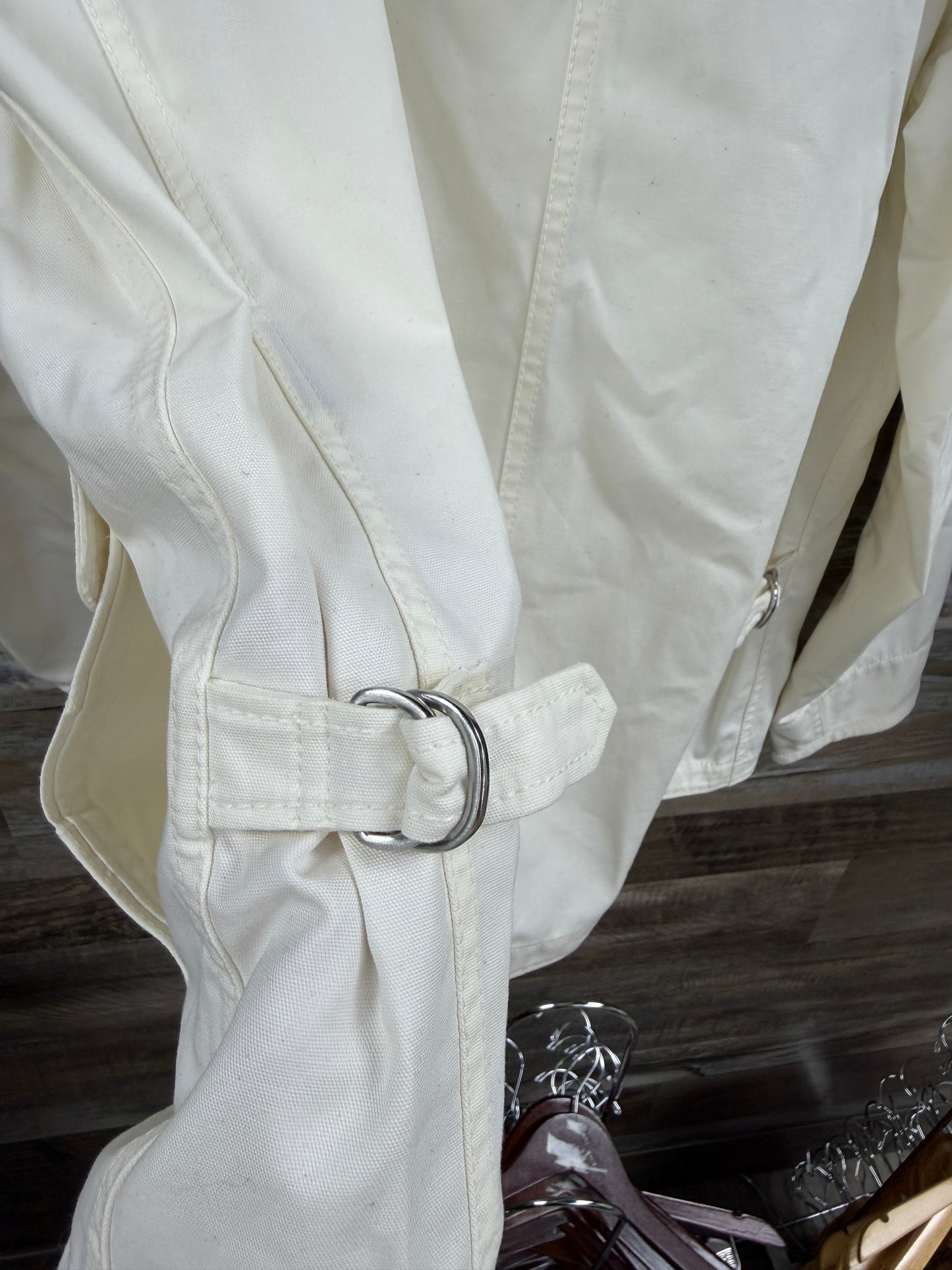 M - Ralph Lauren Purple Label Fireman Clasp White Jacket