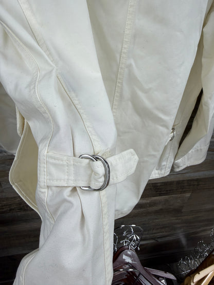M - Ralph Lauren Purple Label Fireman Clasp White Jacket