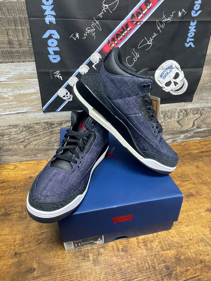 Jordan 3 Levi’s indigo Size 11.5 New