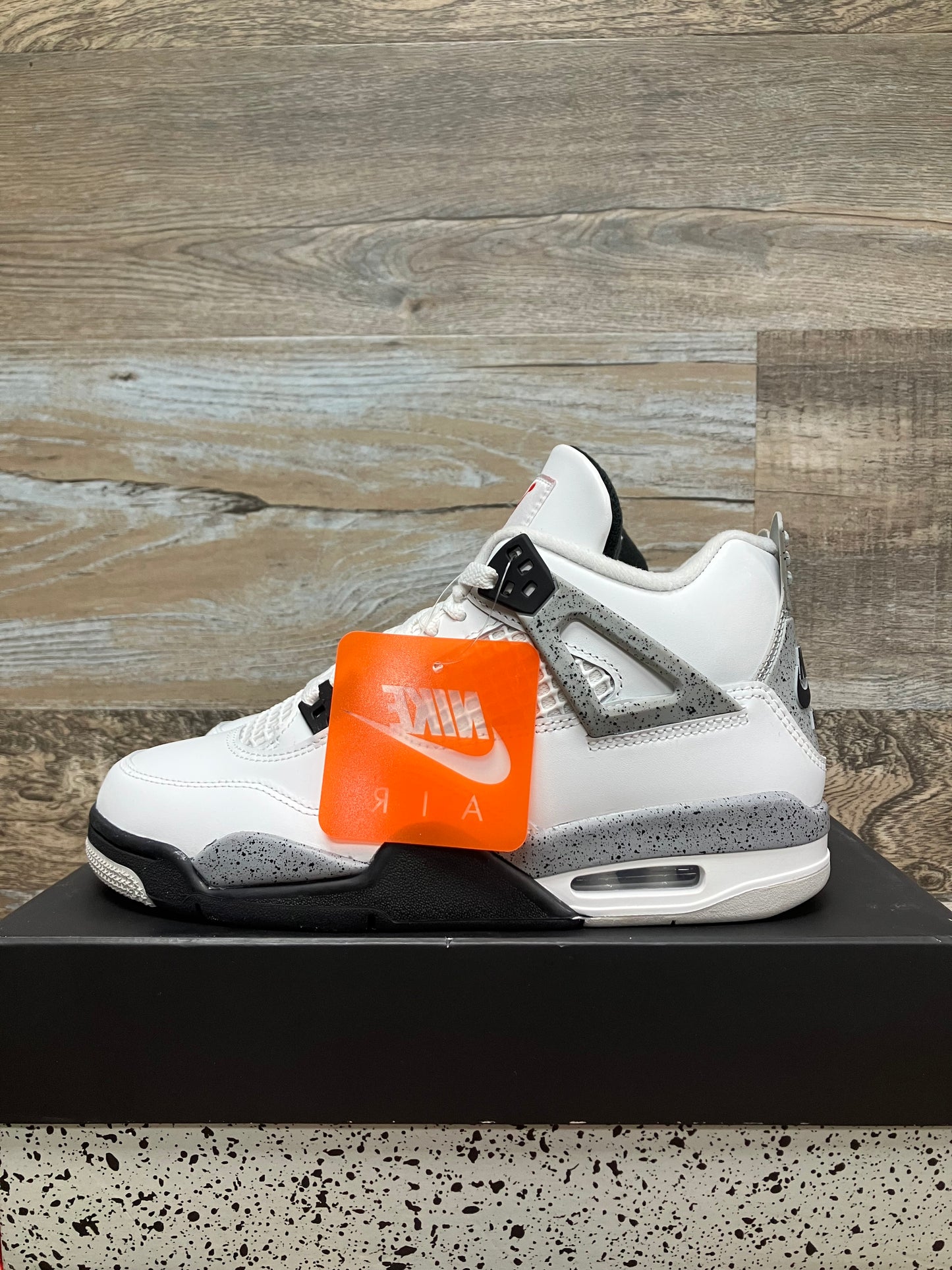 7y-Air Jordan 4 Retro OG 2025 White Cement