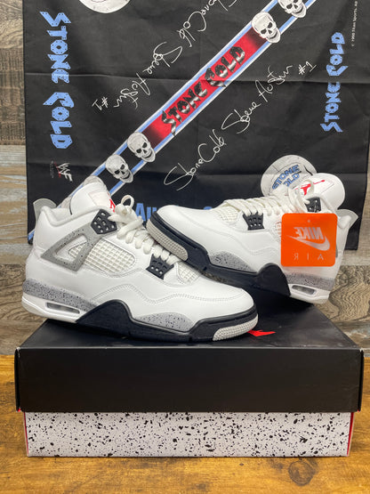 Nike Air Jordan 4 Retro White Cement 10.5