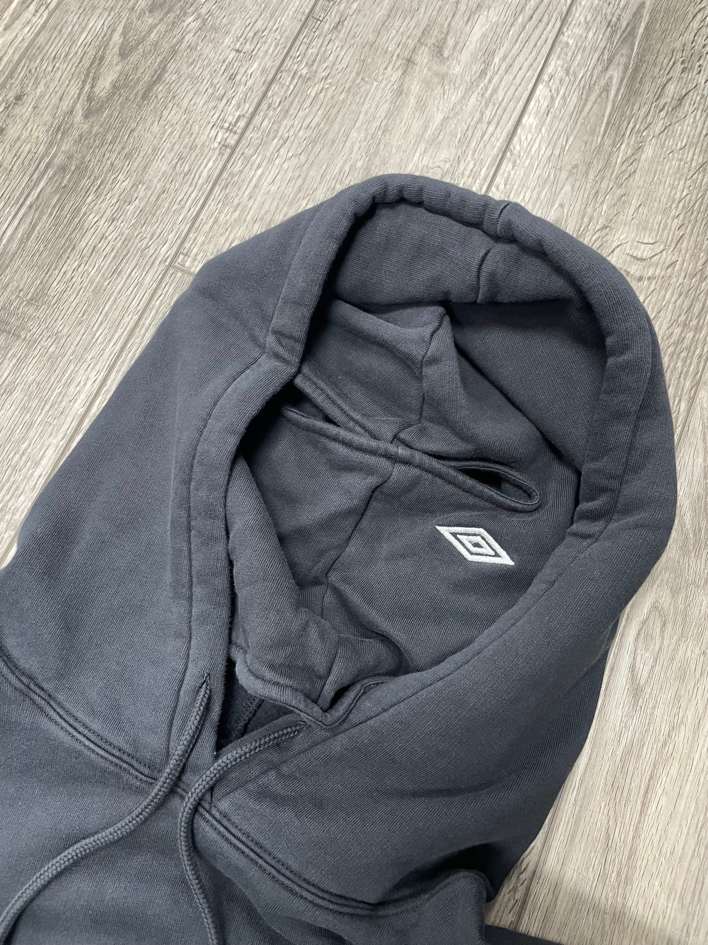 Umbro x Slamjam Logo Mask Hoodie Black XL