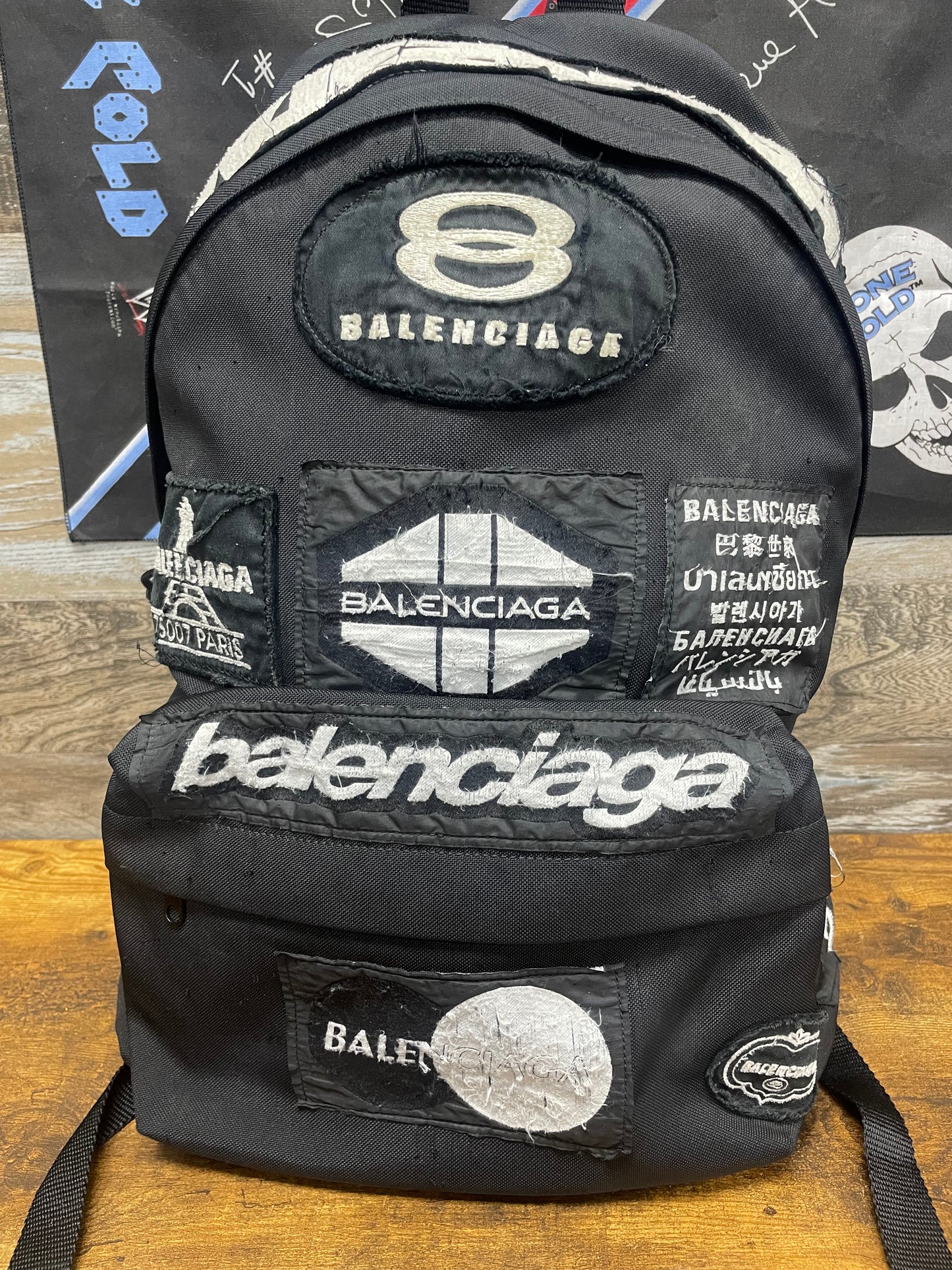 OS - Balenciaga Explorer Patch backpack