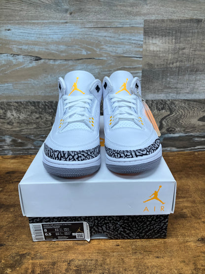Jordan 3 Laser Orange Size 8W/6.5M