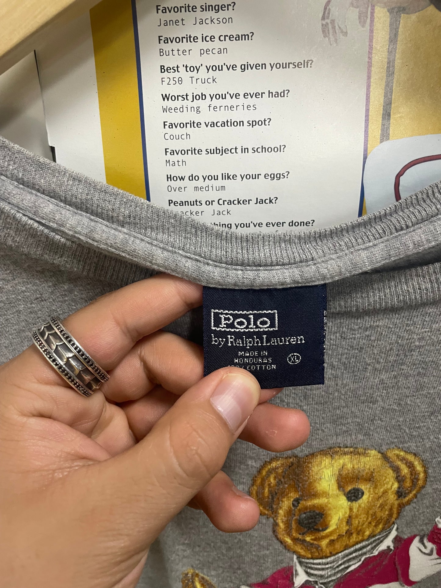 XL - Polo by Ralph Lauren By Ralph Lauren Bear rugby Tee