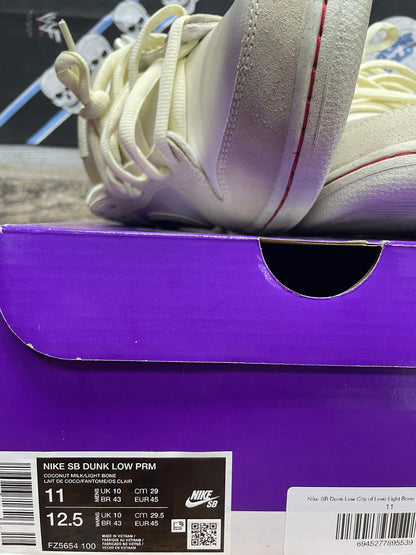 Nike Sb Dunk Low Premium City Of Love Coconut Milk-Light Bone 11