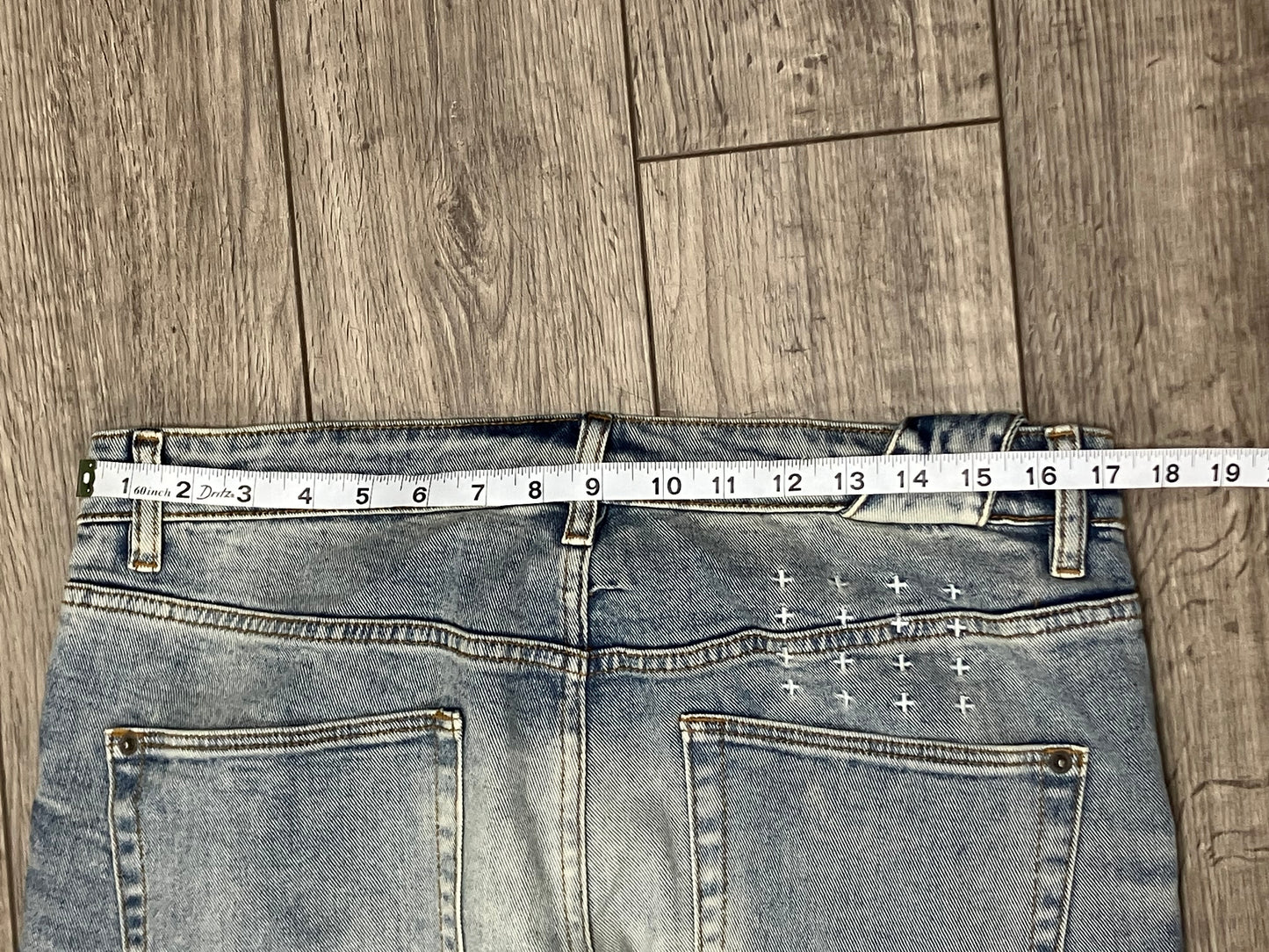 34-KSUBI Washed Light Blue Denim