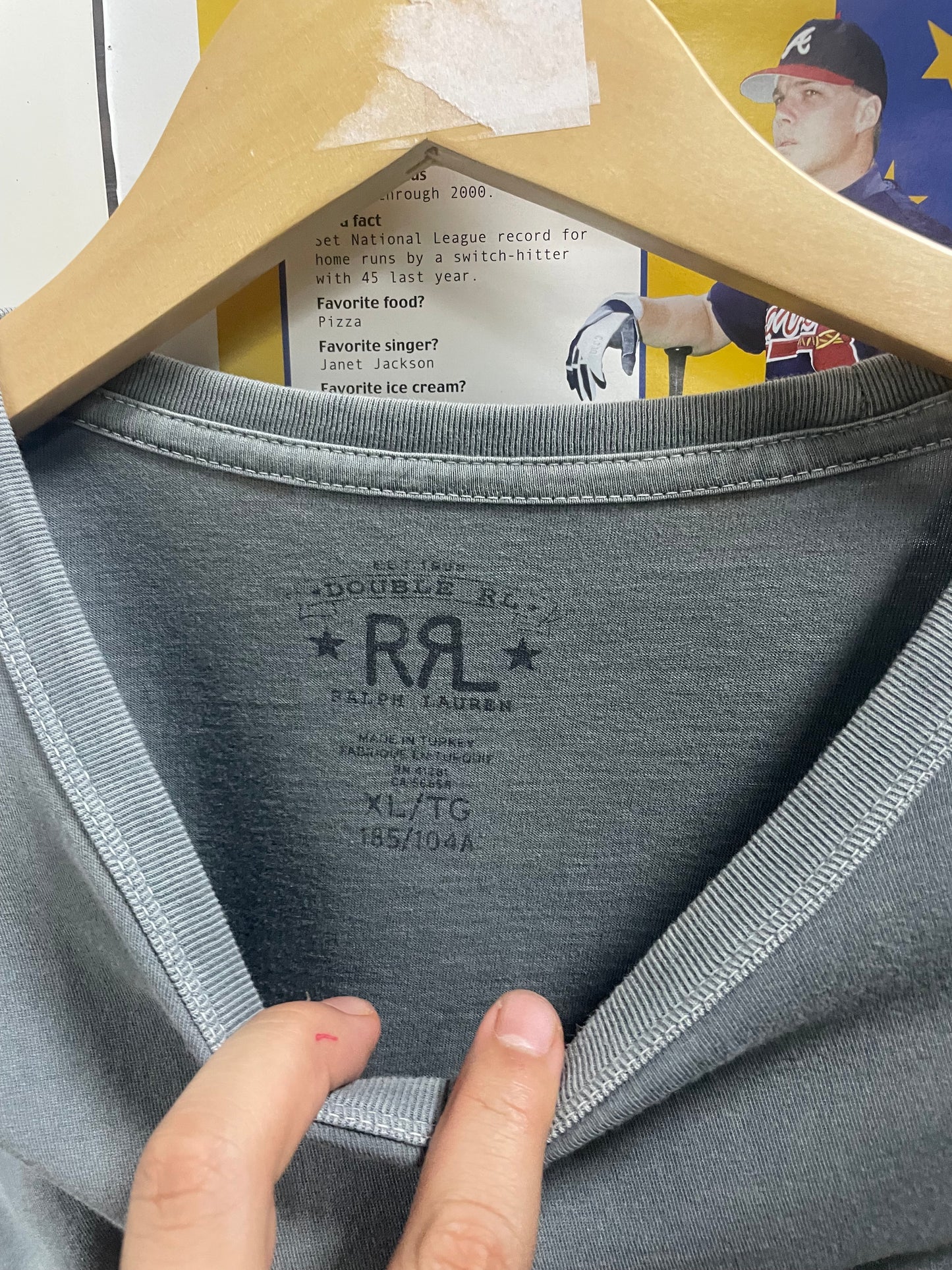 XL - RRL Clay front Pocket Tee