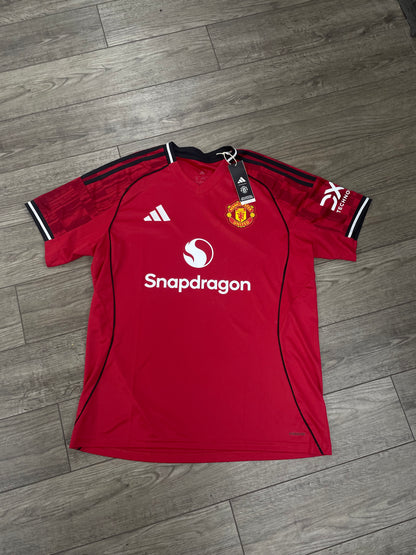 XL - Adidas Manchester United 2025/2026 Home Jersey