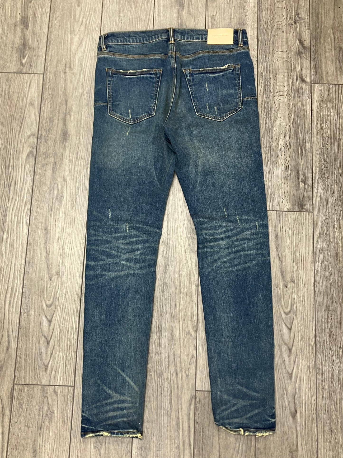 33- Purple Brand Dark Acid Wash Denim