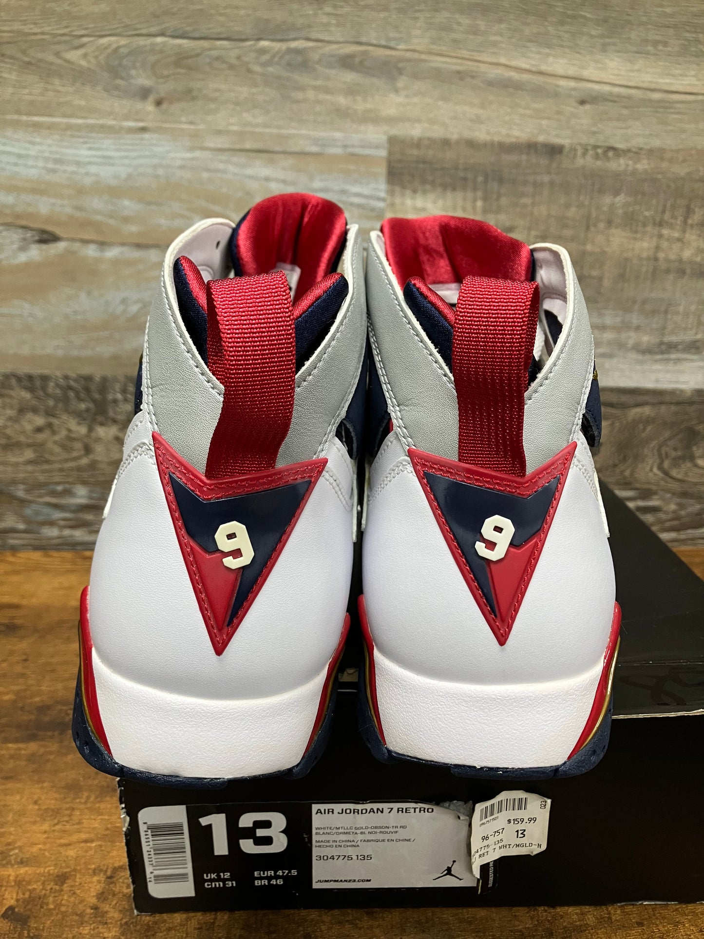 13 - Air Jordan 7 Olympic