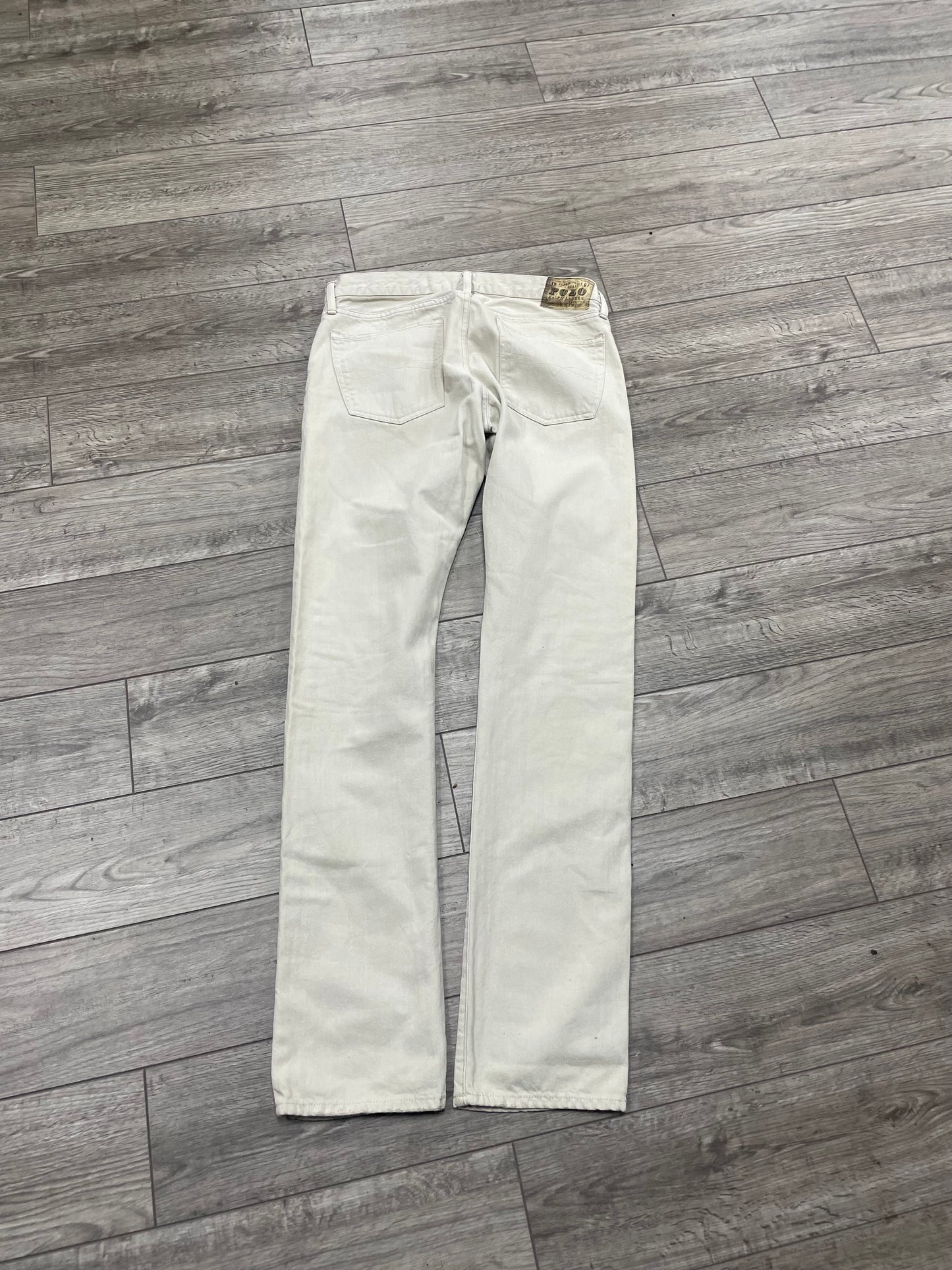 32/34 - Polo Ralph Lauren Hudson Bone Wash Straight slim Denim