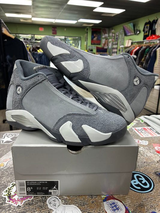8.5 - Jordan 14 Flint Grey New