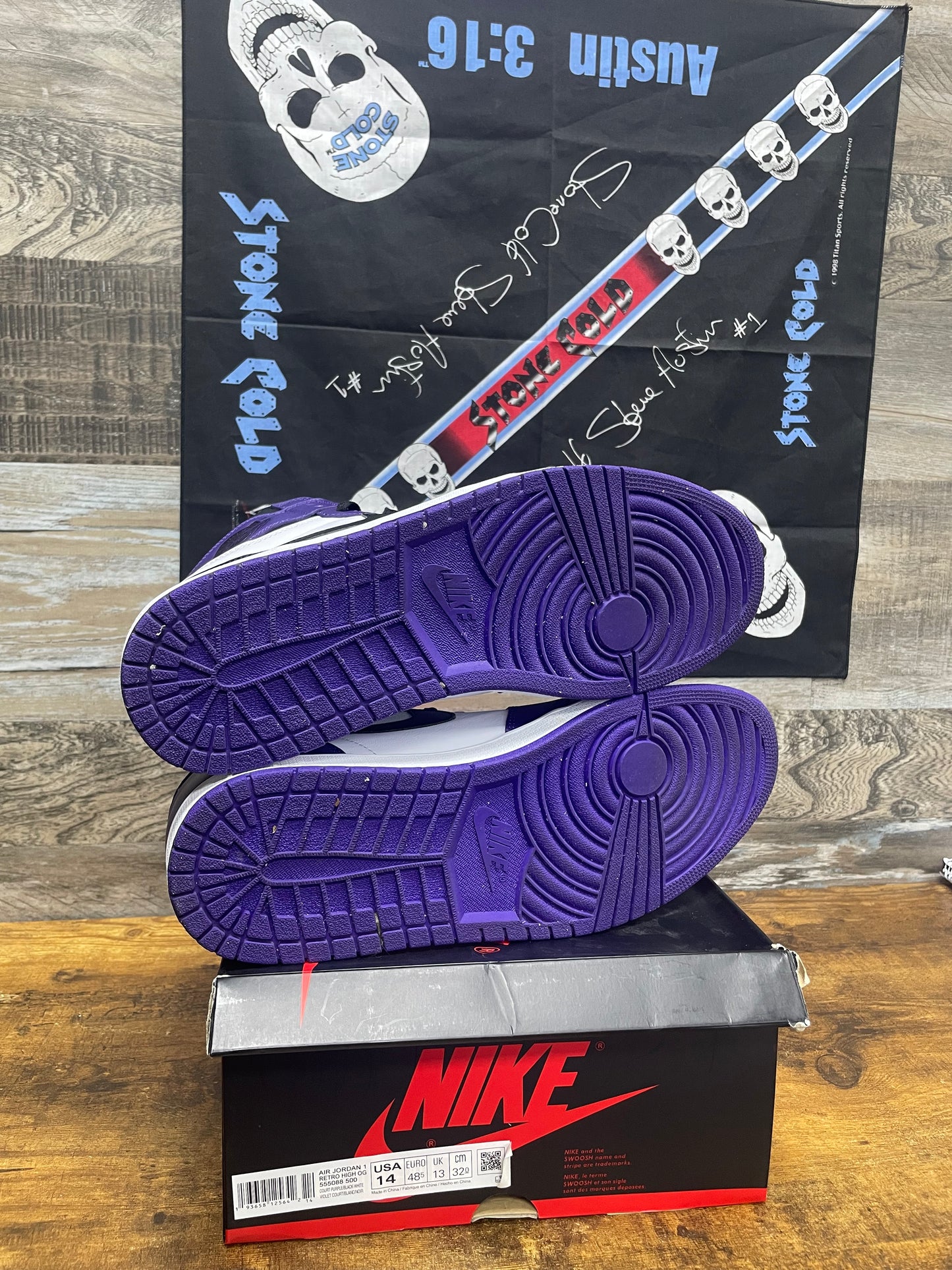 14 - Nike Air Jordan 1 Retro High OG "Court Purple" sneakers