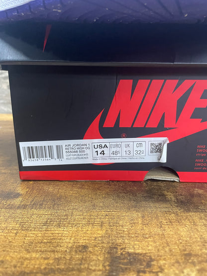 14 - Nike Air Jordan 1 Retro High OG "Court Purple" sneakers